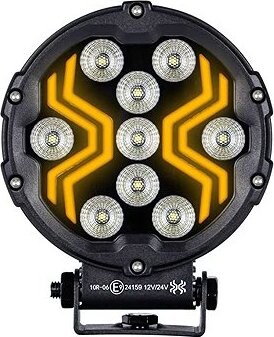 Kamar Svetlomet X-SPIDER LED pracovný, okrúhly, 12 – 24 V