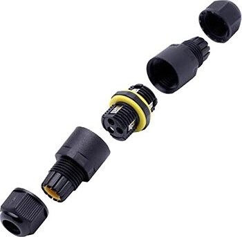 Garsaco Vodotěsná kabelová spojka dvou 3-žilových vodičů 0,5 - 1,5 mm, IP68, celkem 4 - 8 mm