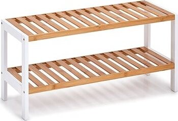 Zeller Skrinka na topánky s 2 policami, bambus