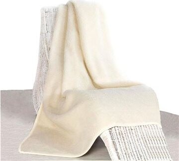 Deka francúzska z ovčej vlny Merino jednovrstvová prírodná – 200 × 220 cm