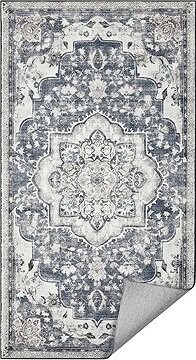 Songmics Orient Obdélníkový koberec 150 × 80 cm, šedý