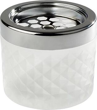 APS Popolník sklenený biely 00585