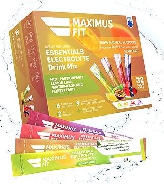 MaximusFit Electrolyte Powder Sachets Mix 4 Variation Mix