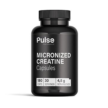 Pulse Performance Micronized Creatine Capsules 180 caps