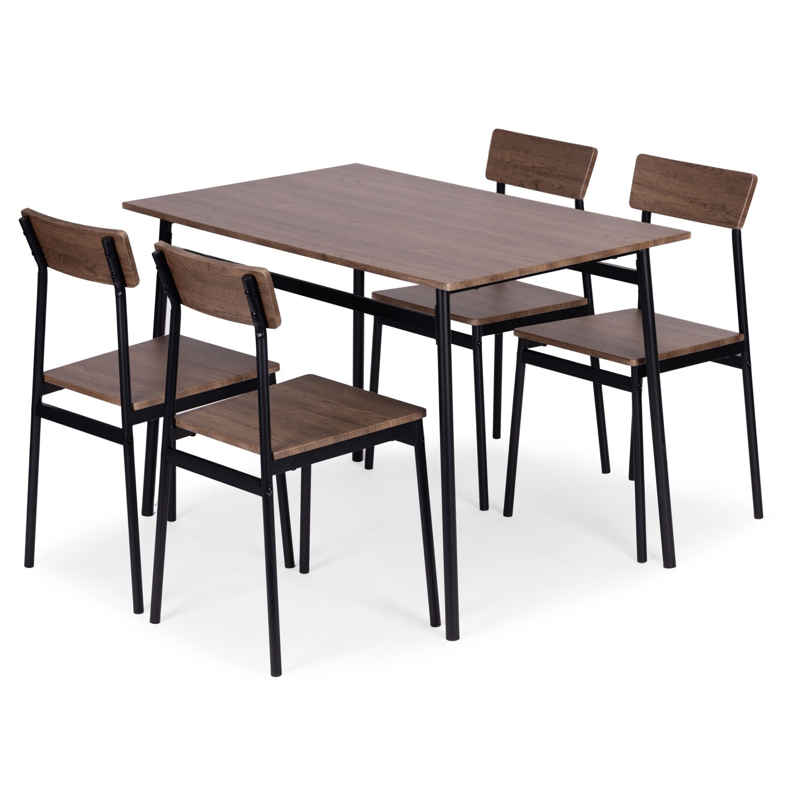 Jídelní set Malmo pro 4 osoby ořech tmavý