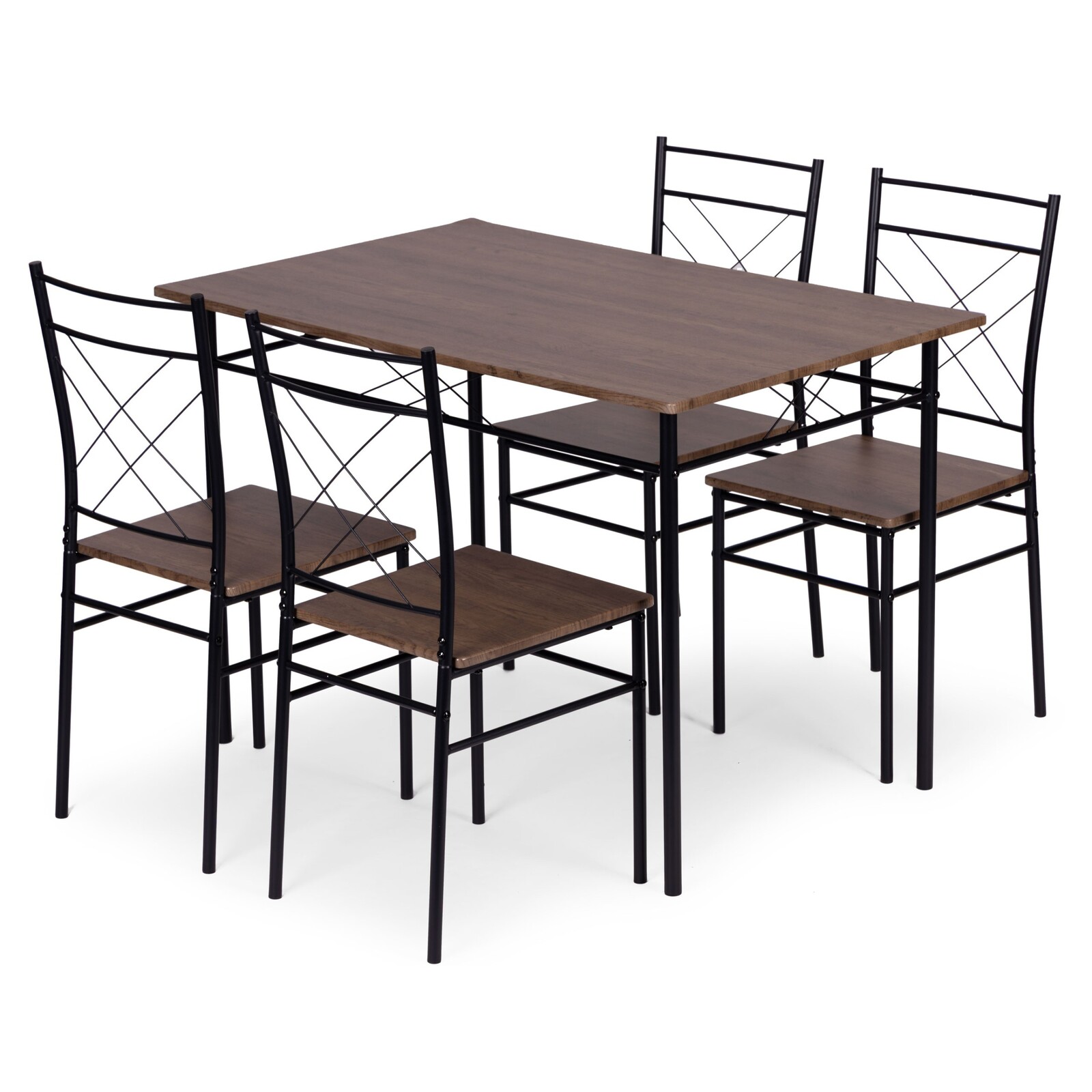 Jídelní set Verona pro 4 osoby ořech tmavý