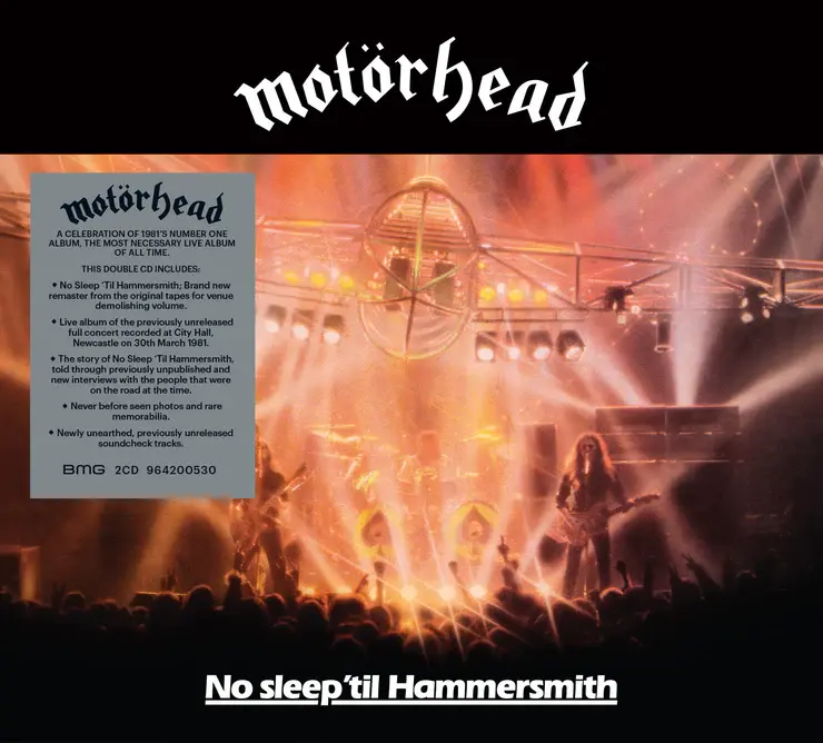 Motörhead, No Sleep 'Til Hammersmith (40th Anniversary Edition) (Deluxe Edition), CD