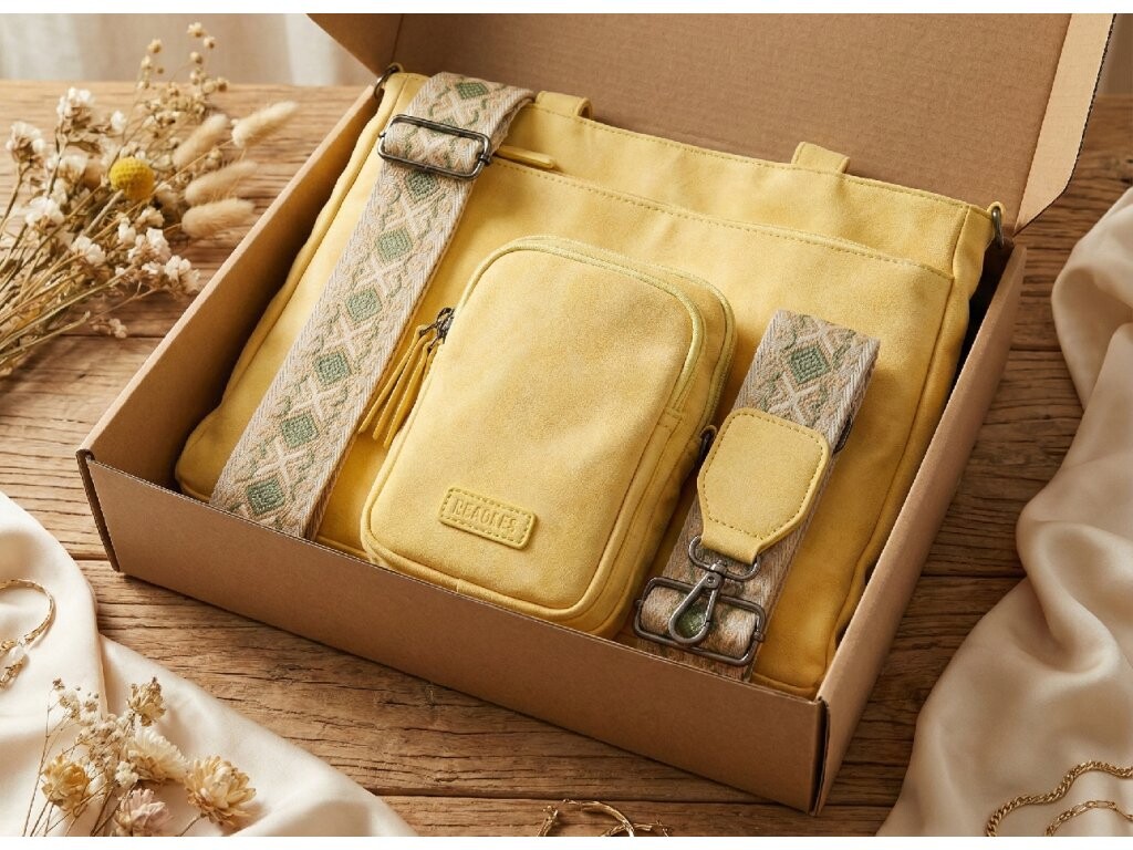 Beagles Darčeková sada kabeliek pre ženu - Malaga 2 - shopper + crossbody