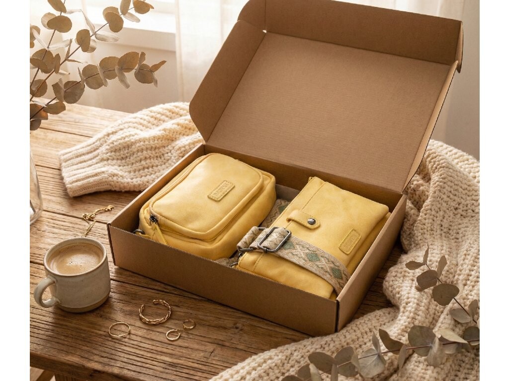 Beagles Darčeková sada kabeliek pre ženu - Malaga 4 - set crossbody tašiek