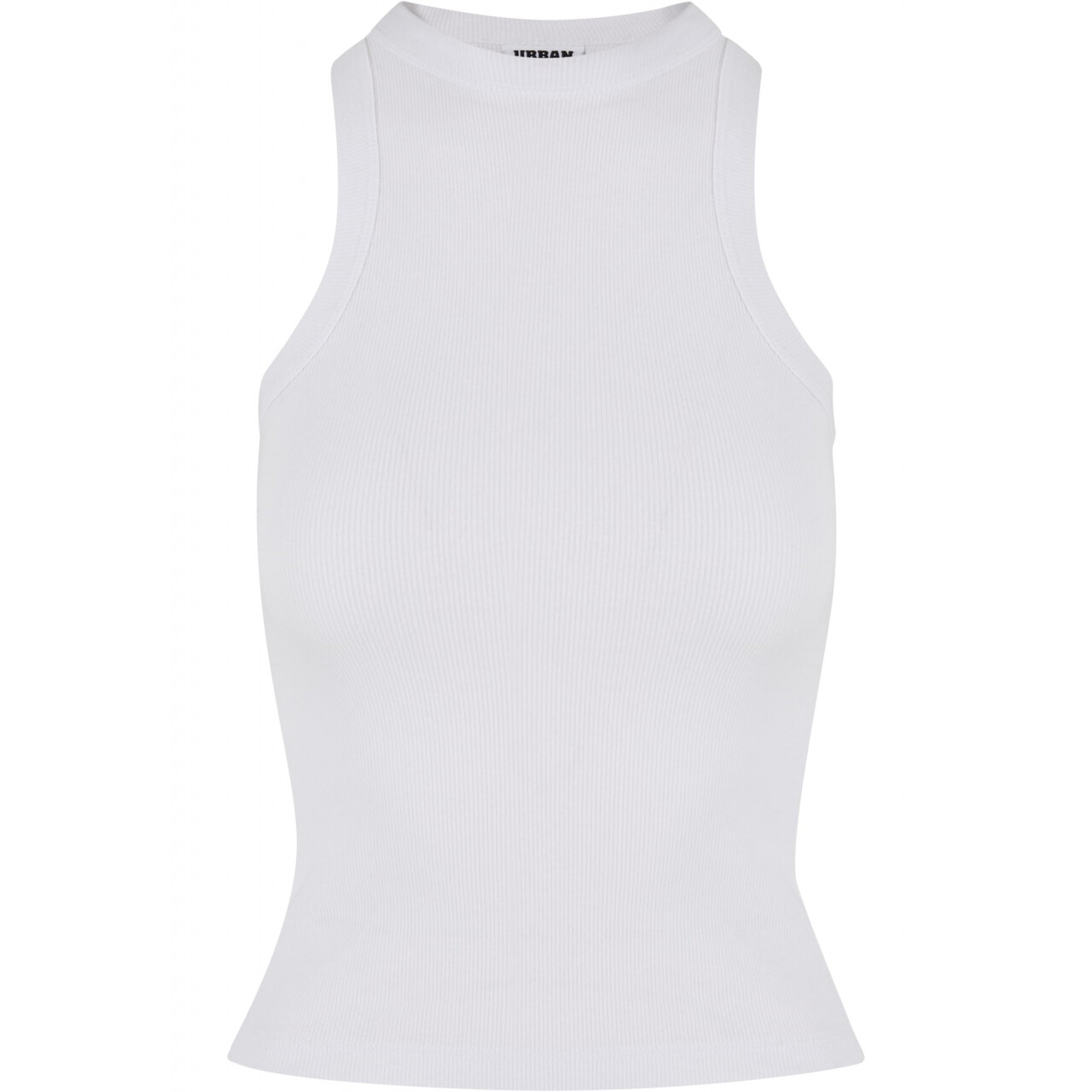 Tielko dámske Urban Classics Ladies Racer Back Rib Top - biele, XS