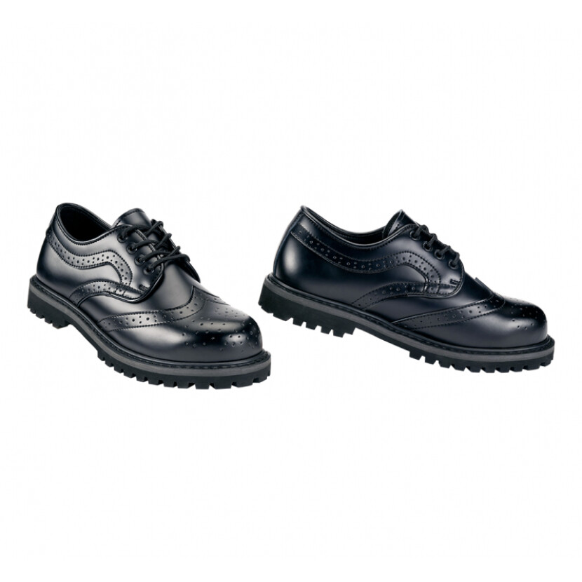 Topánky Brandit Phantom Boots Budapester 4-dierkové - čierne, 6