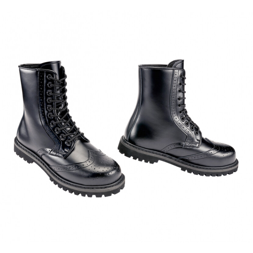 Topánky Brandit Phantom Boots Budapester 10-dierkové - čierne, 11