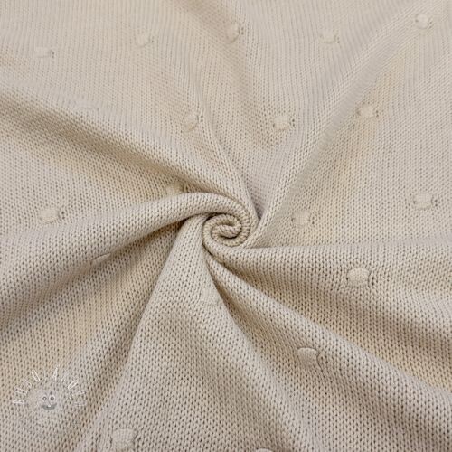 Svetrovina BIG KNIT DOT naturals