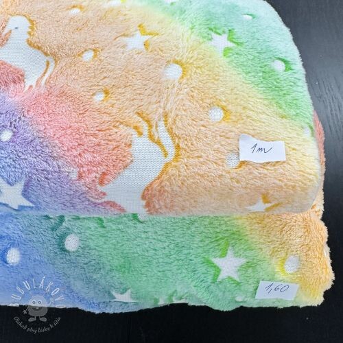 Balík látok FLEECE Glow in the dark 017