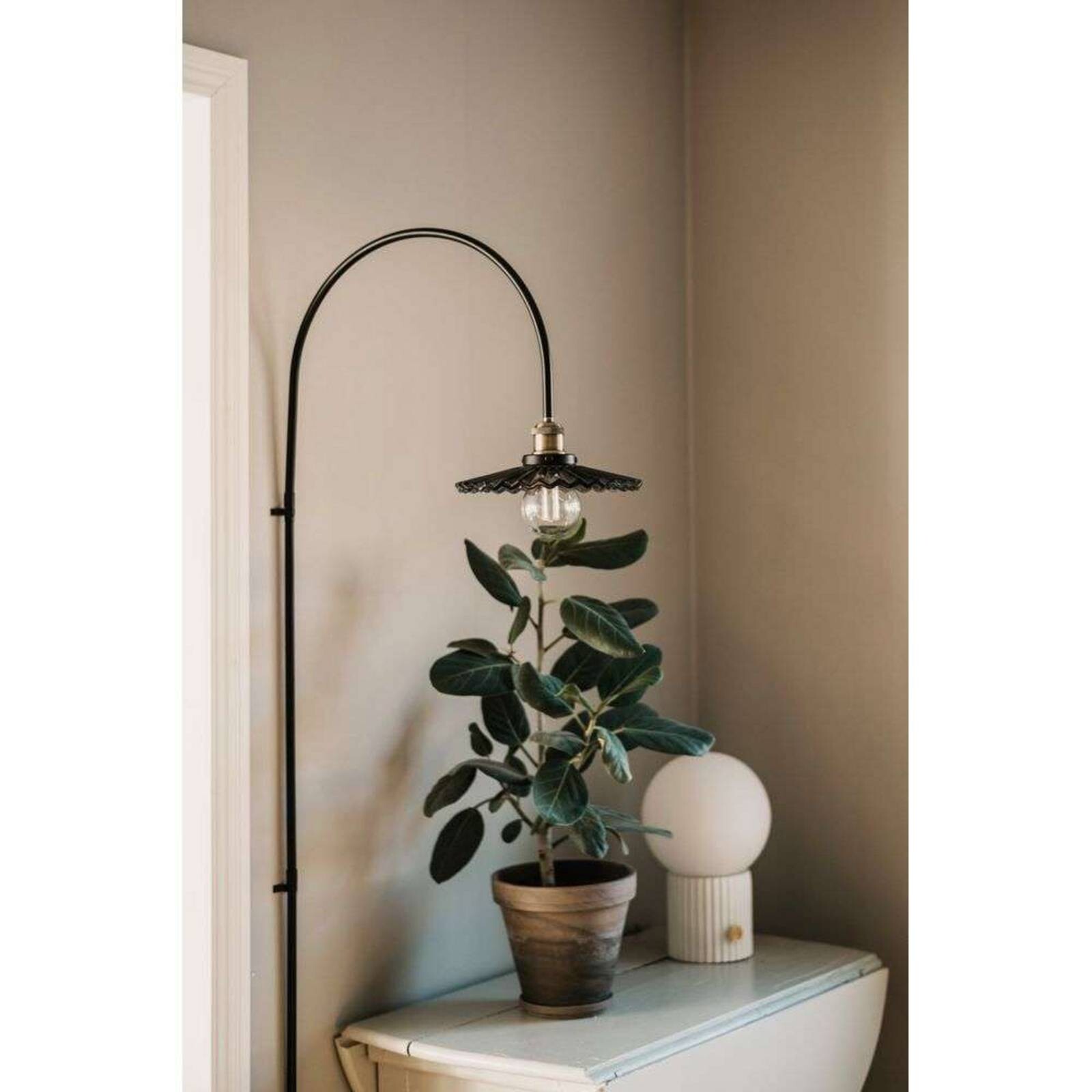 Globen Lighting nástenné svetlo COBBLER, sivá, výška 150 cm