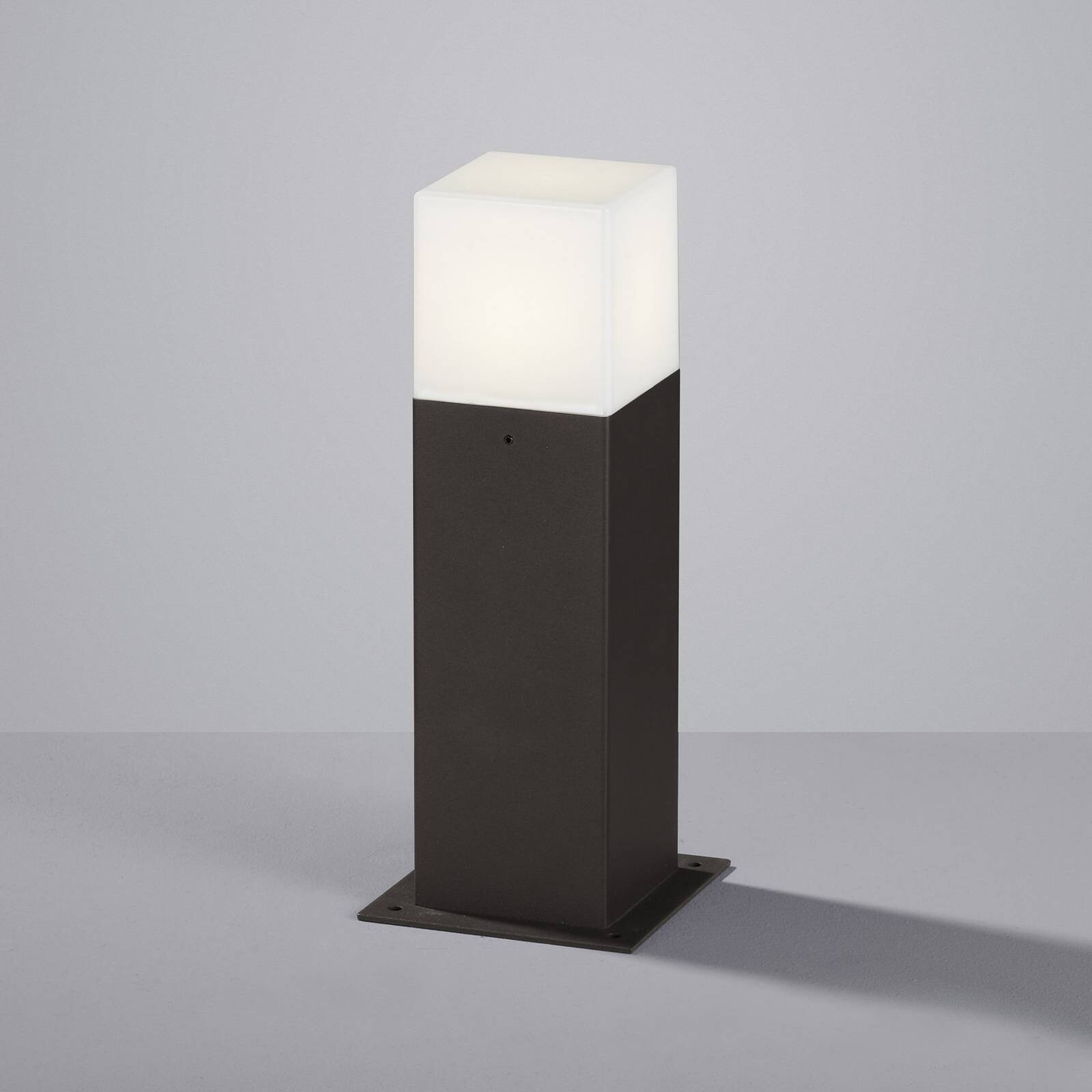 LED podlahové svietidlo HUDSON, antracitová farba, výška 30 cm, kov IP44