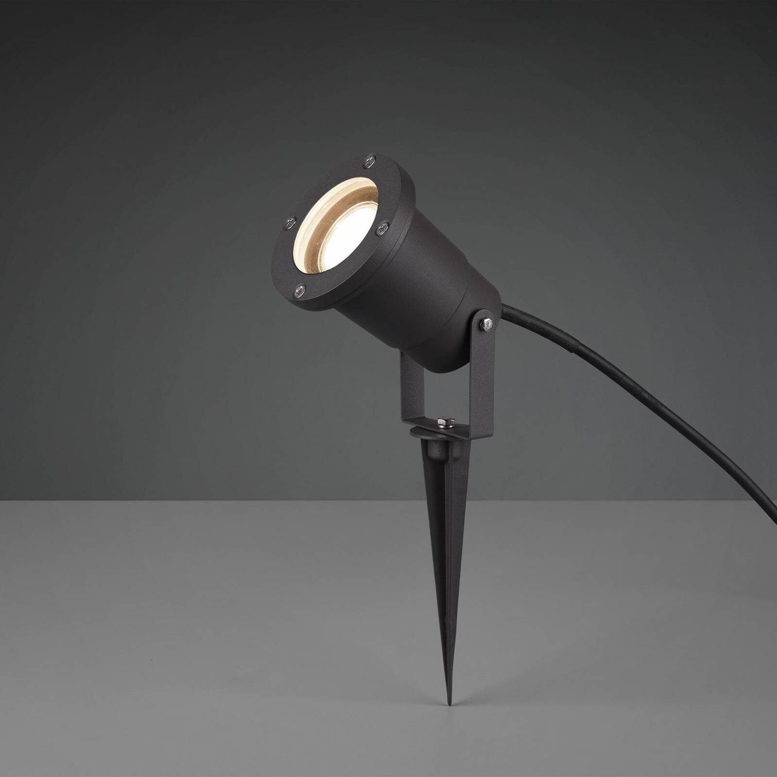 Zemný reflektor UBANGI, antracit, kov, IP65, GU10