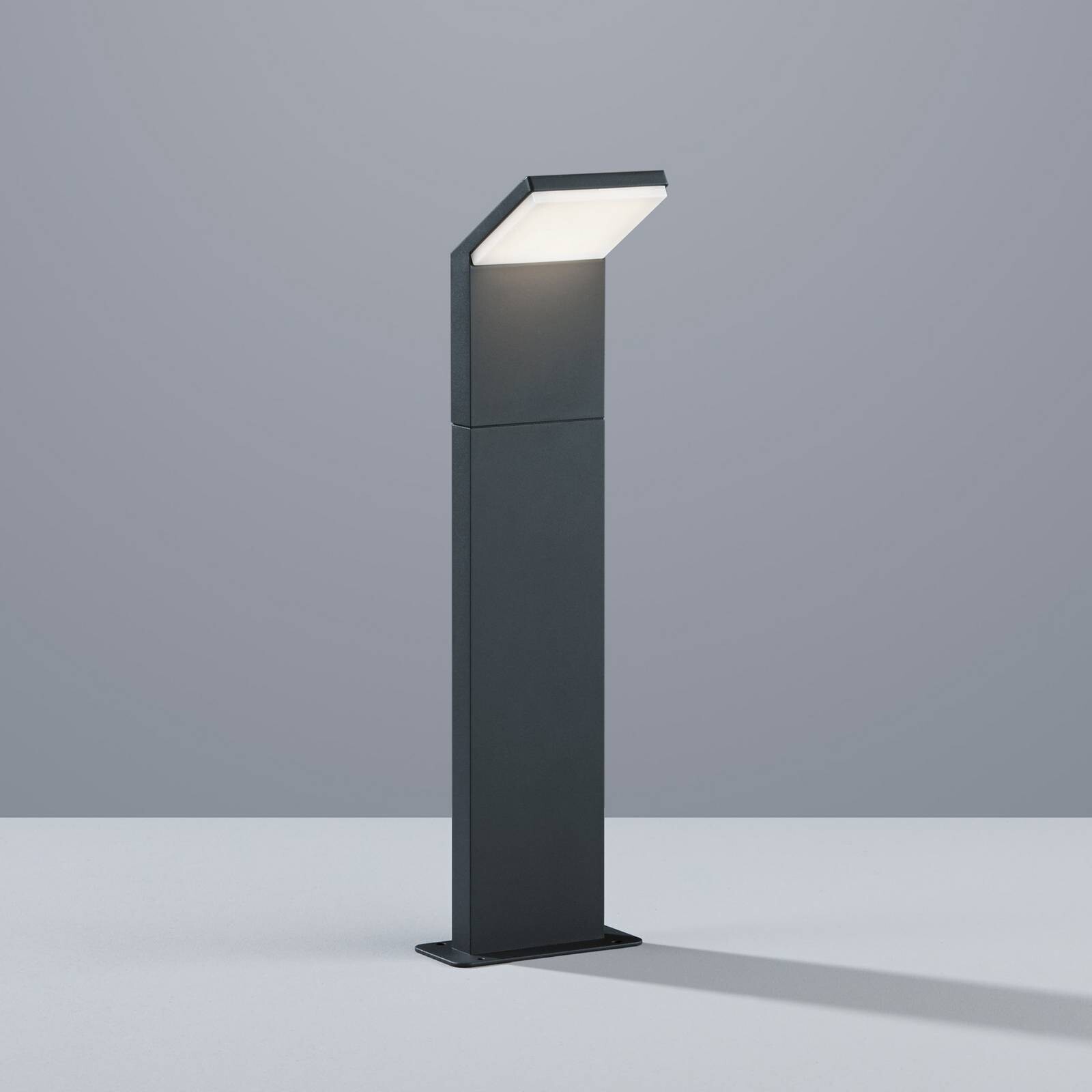 chodníkové LED svetlo PEARL, výška 50 cm, antracitová farba, kov, IP54