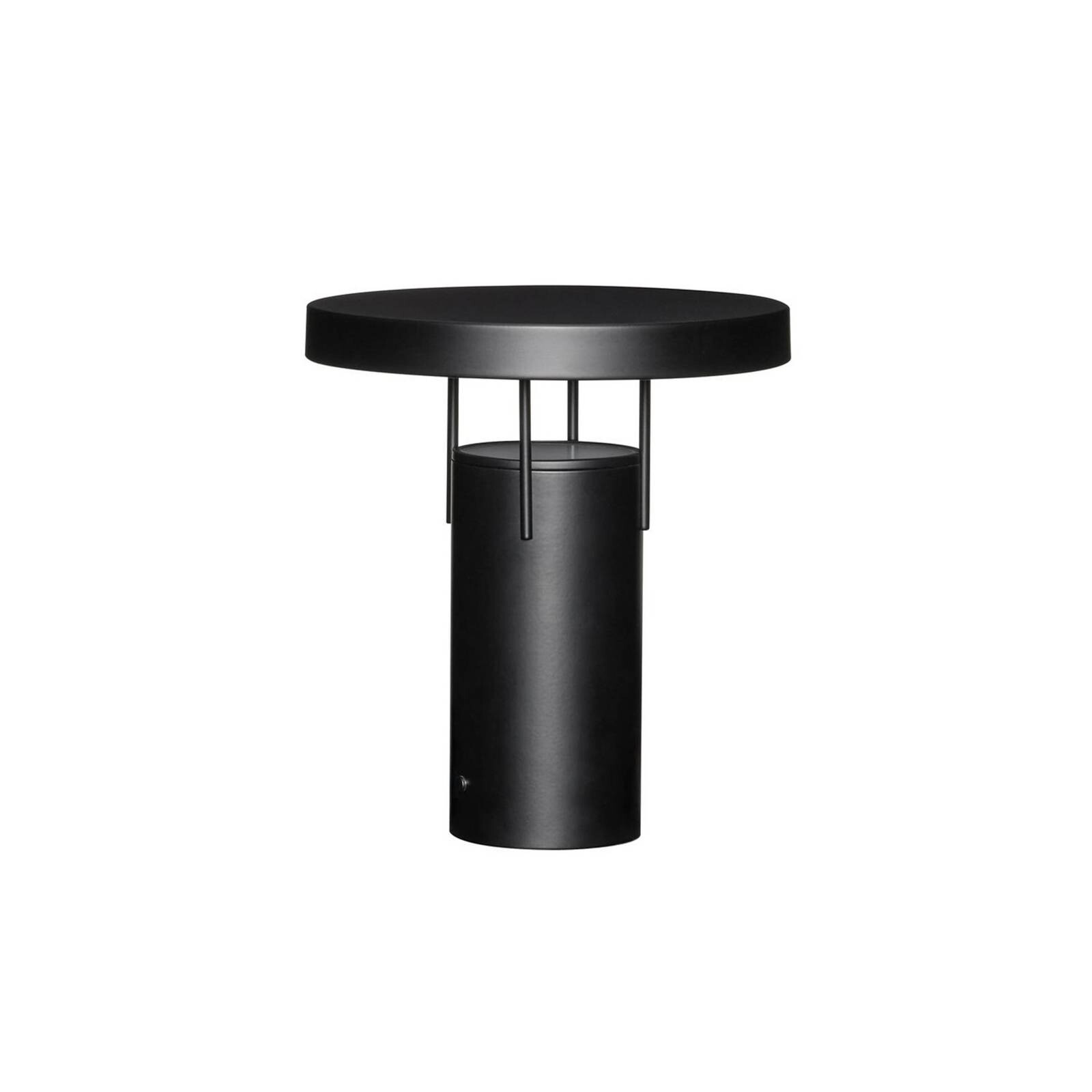 HÜBSCH stolová LED lampa BringMe, čierna matná, výška 28 cm