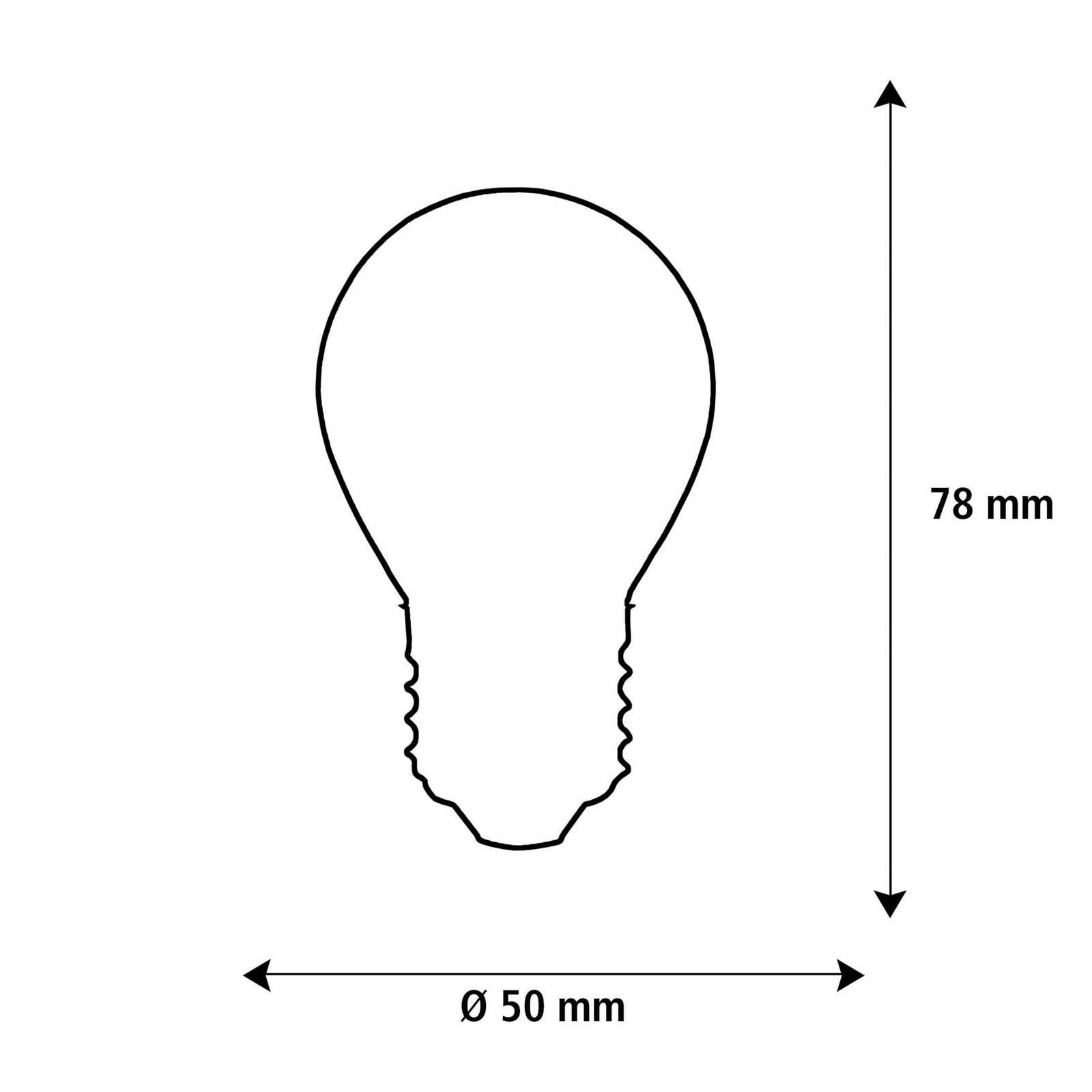 SEGULA LED Elegant Line E27 3W Golfová loptička 2 200 K Žiarovka stmievateľná