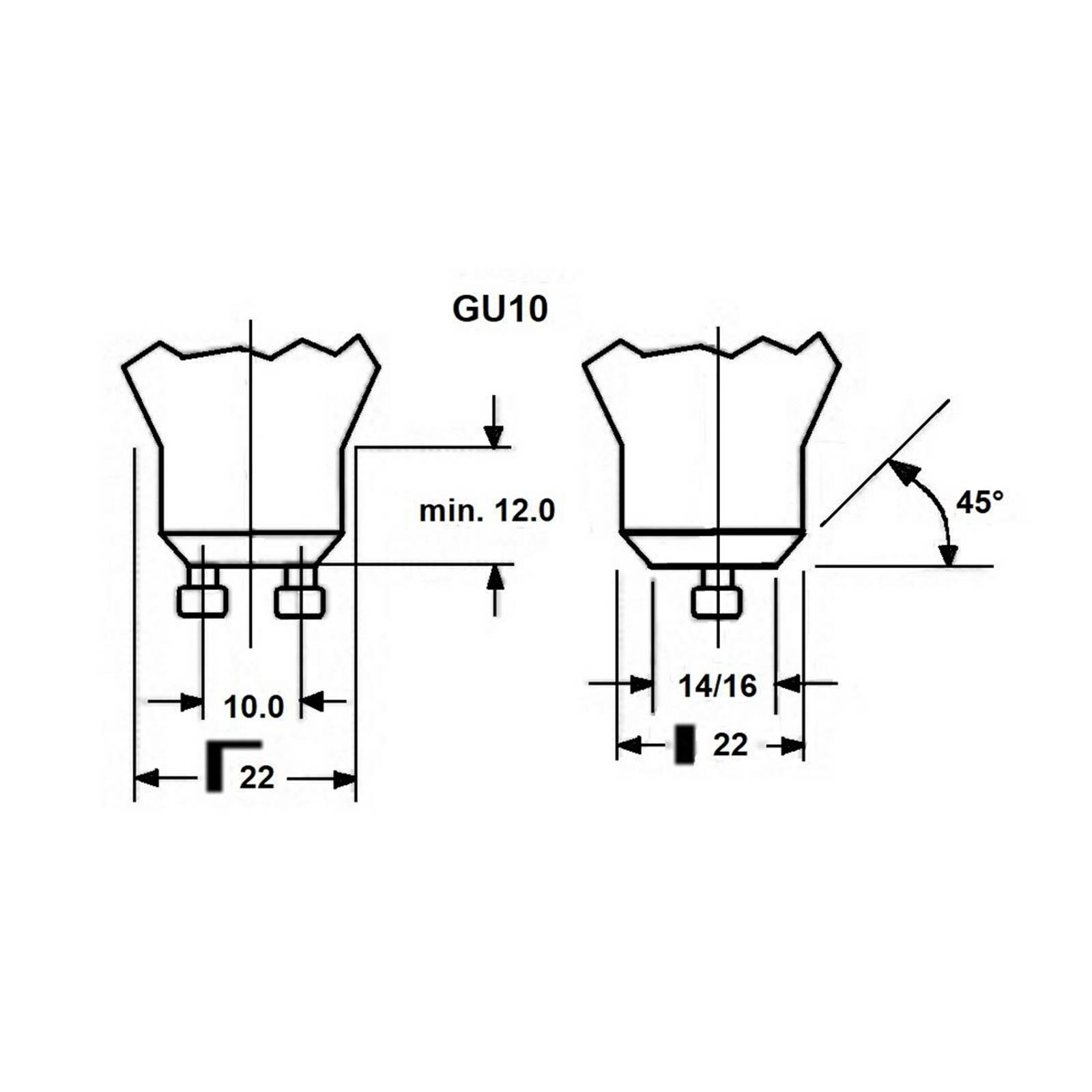 LED žiarovka SUPERIA RETRO ES50 GU10 3,7 W 965 360lm 36°