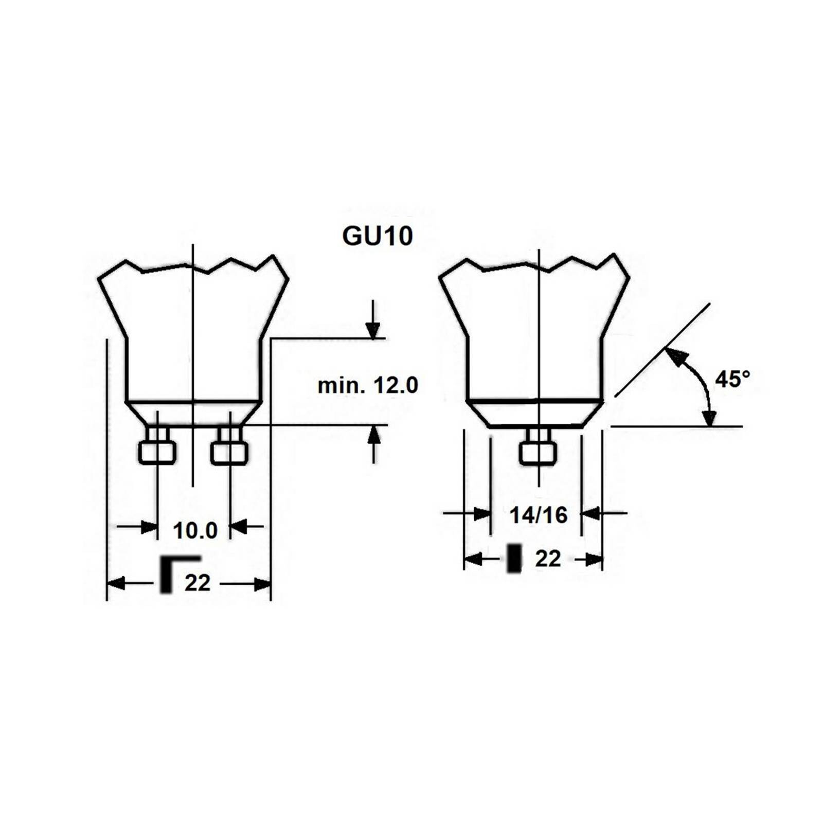 LED žiarovka SUPERIA RETRO ES50 GU10 3,7 W 930 345lm 36°