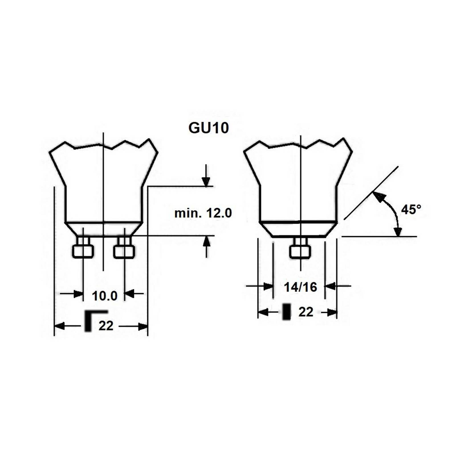 LED žiarovka SUPERIA RETRO ES50 GU10 4,6 W 940 620lm 36°