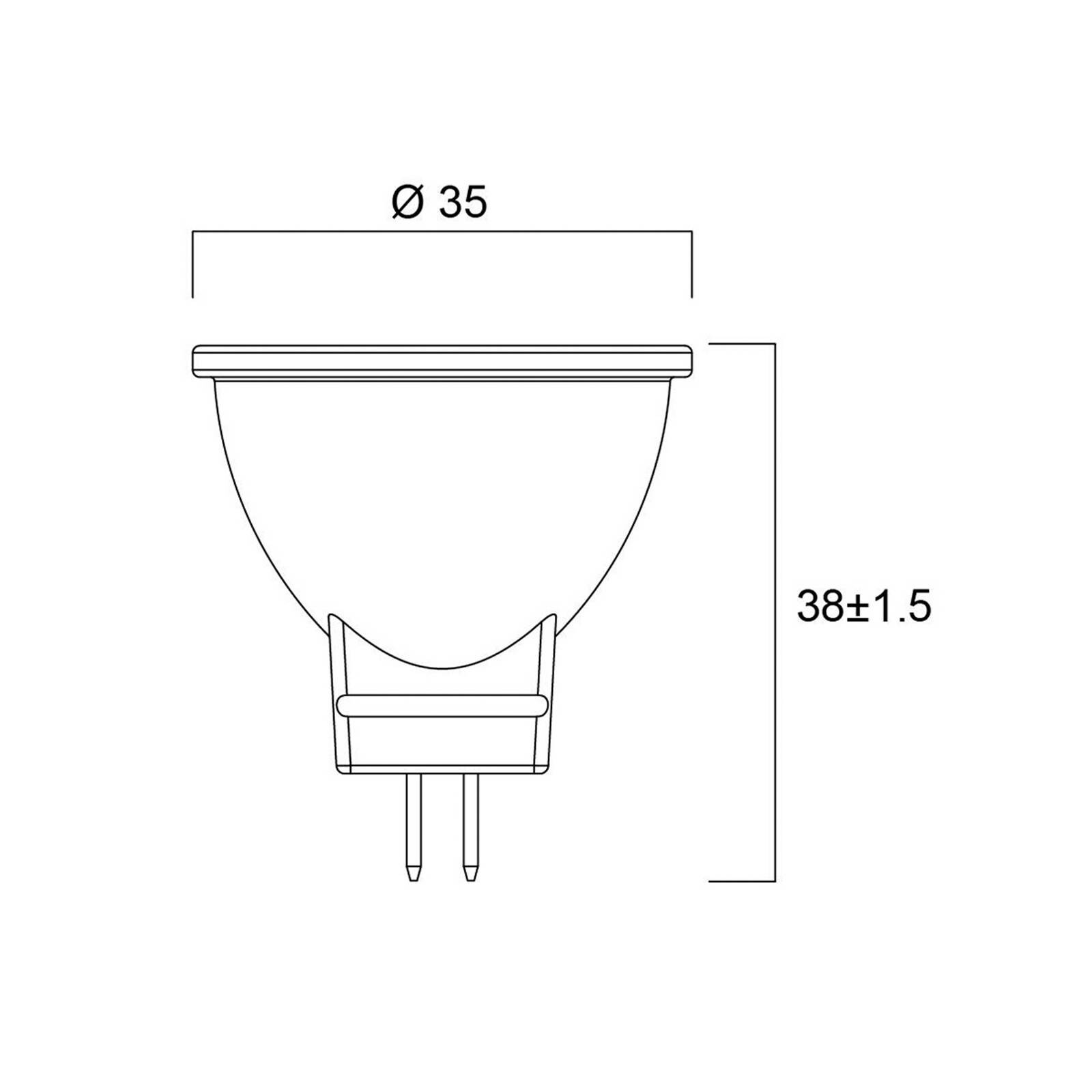 LED žiarovka RETRO, GU4 MR11, 4 W, 830, 345 lm, 36°
