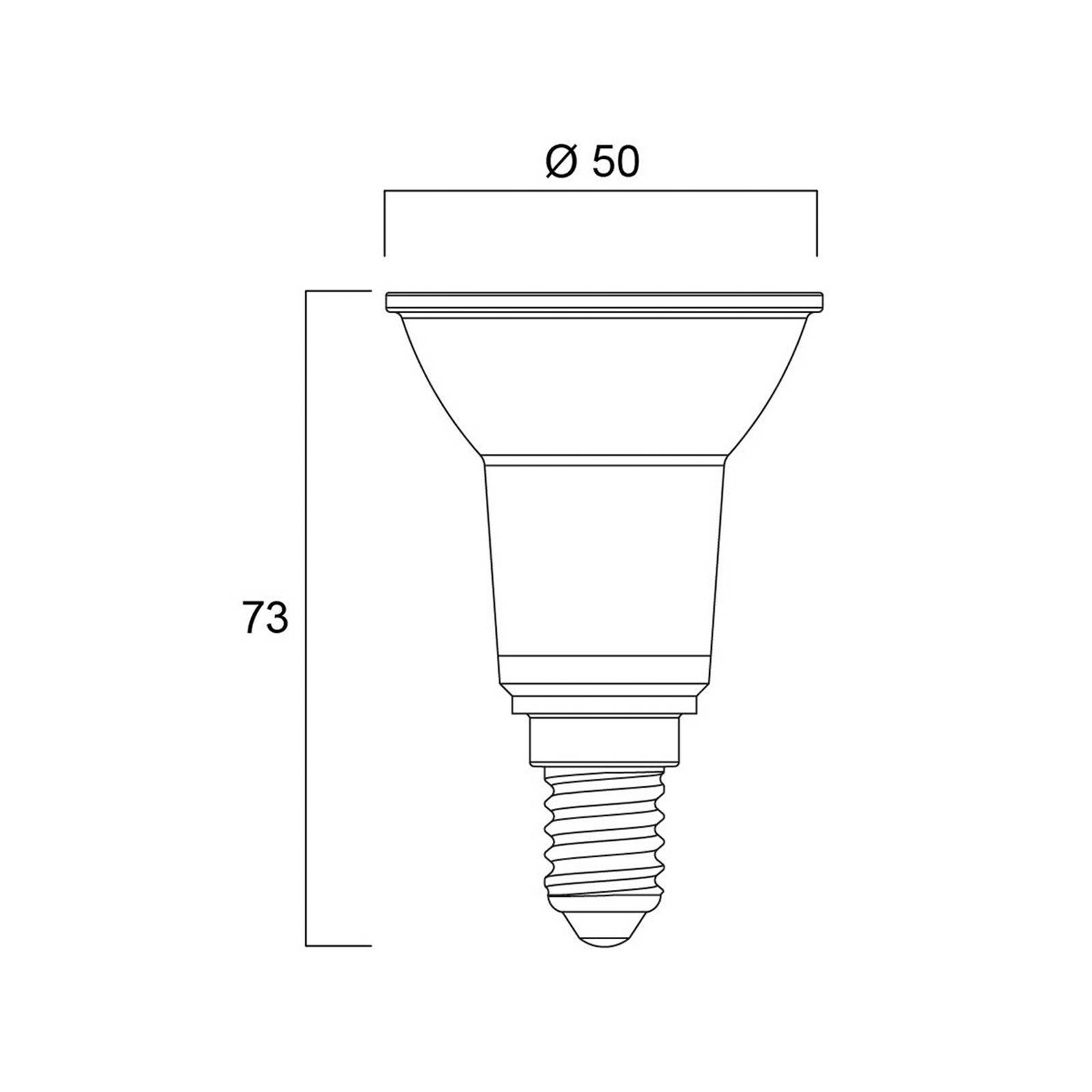 LED žiarovka RETRO, PAR16, E14, 3,6 W, 830, 345 lm, 36°