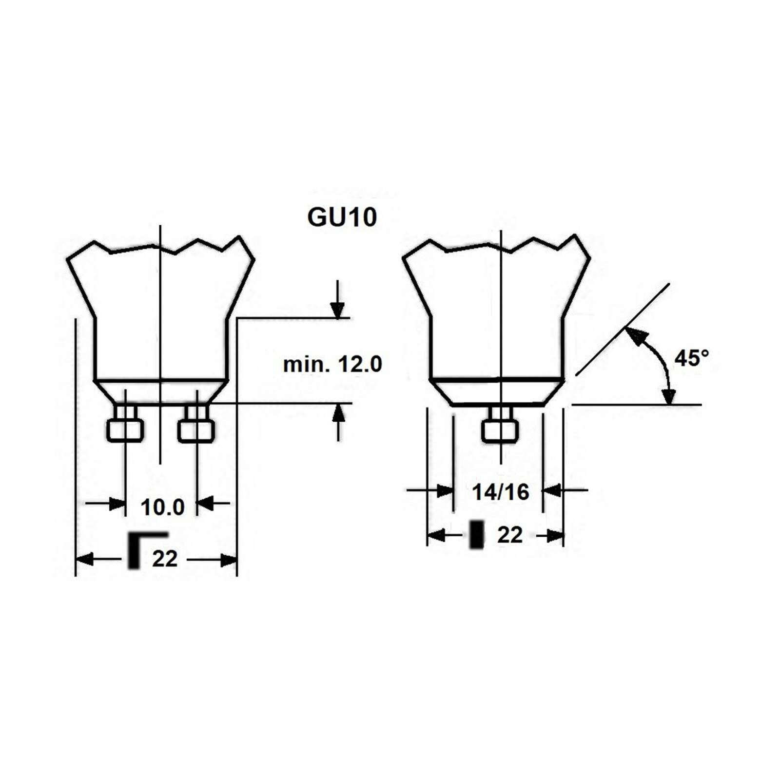 LED žiarovka SUPERIA RETRO ES50, GU10 4,8 W 930 450 lm stmievateľné
