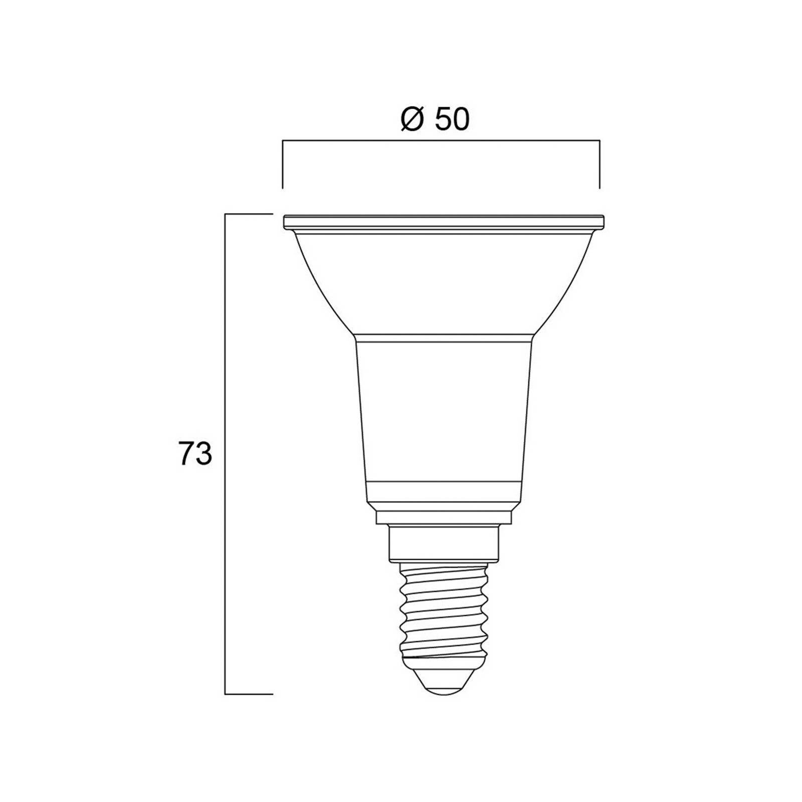 LED žiarovka RETRO, PAR16, E14, 3,6 W, 840, 345 lm, 36°