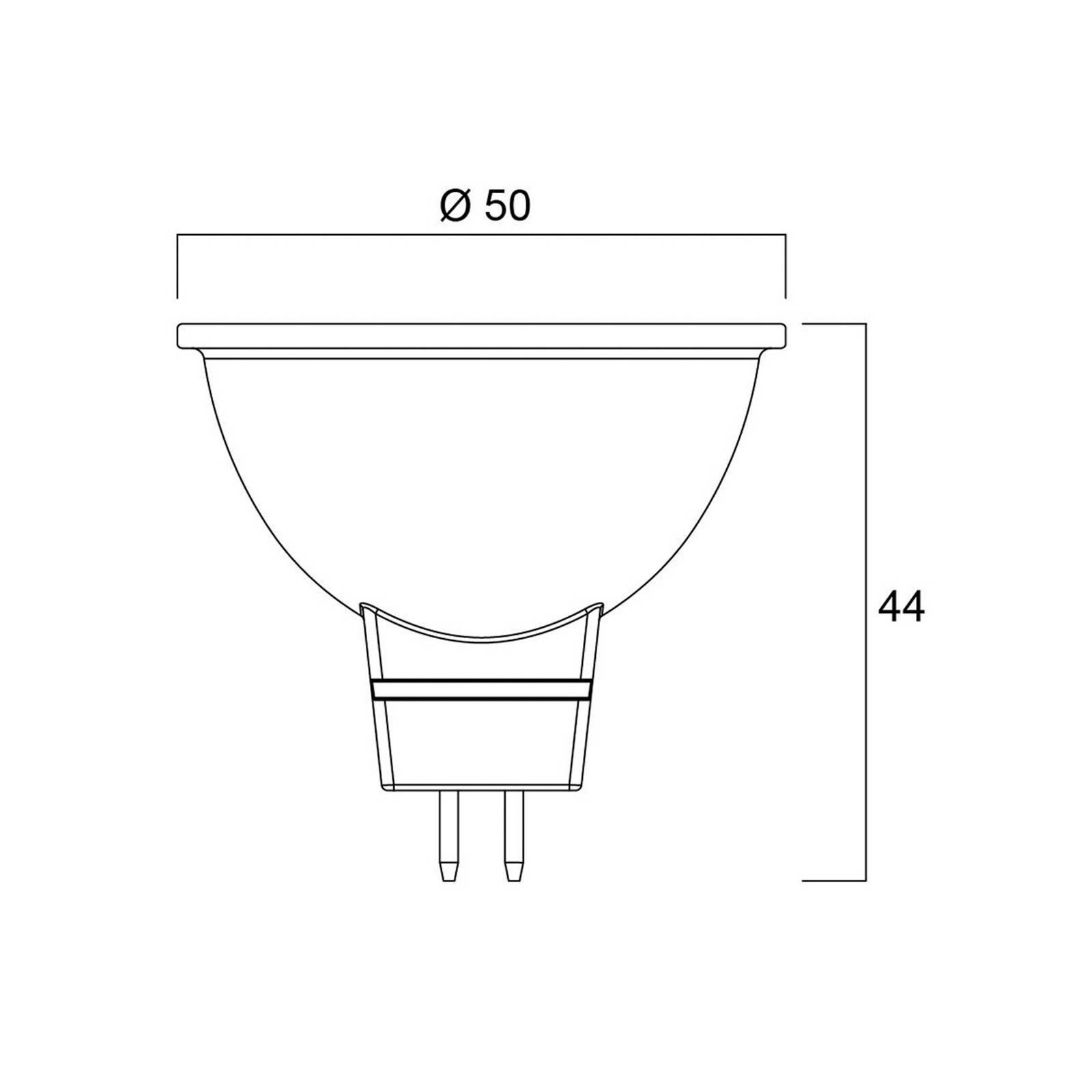 LED žiarovka SUPERIA RETRO GU5.3 MR16 4,3 W 840 380 lm stmievateľné