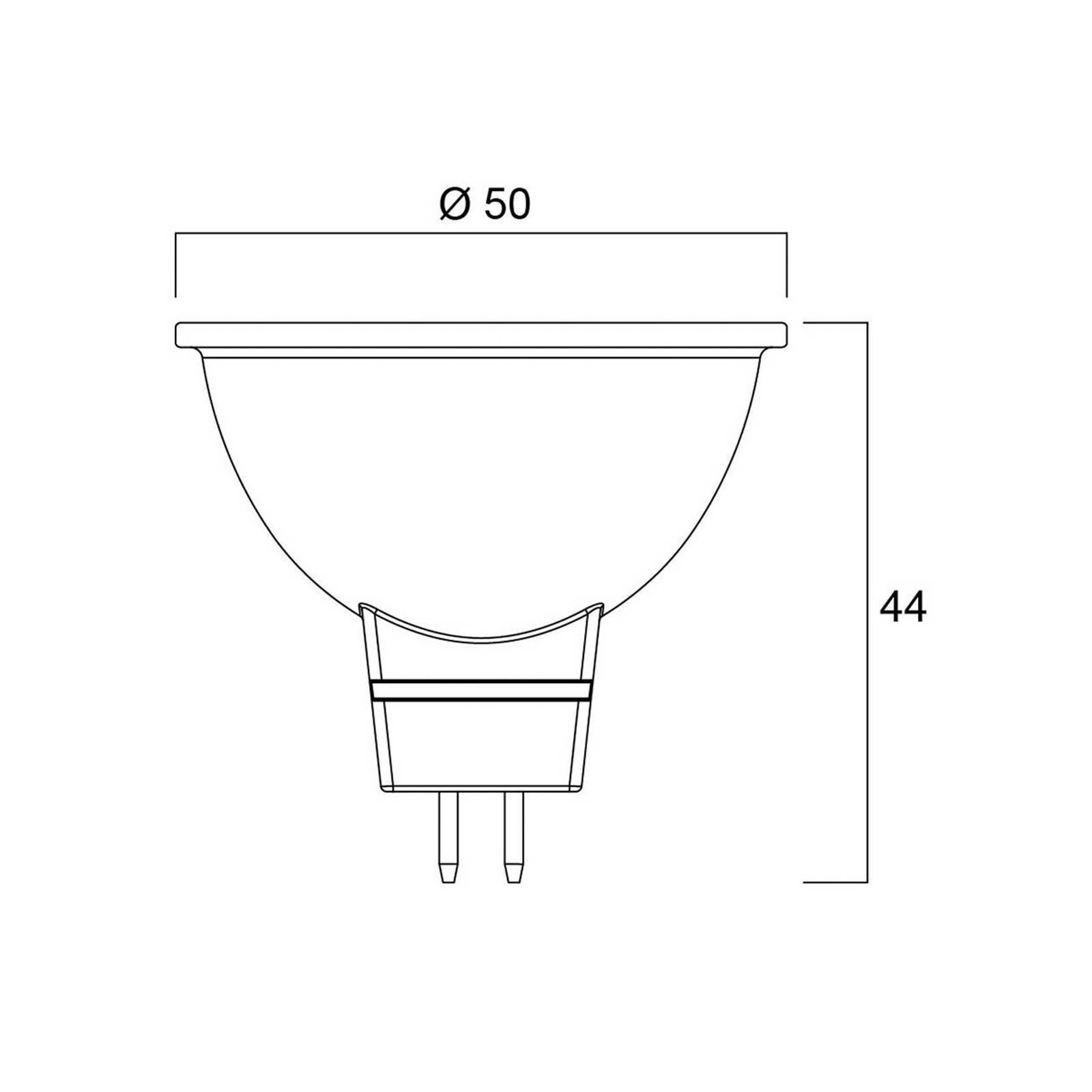 LED žiarovka SUPERIA RETRO GU5.3 MR16 5 W 840 480 lm stmievateľné