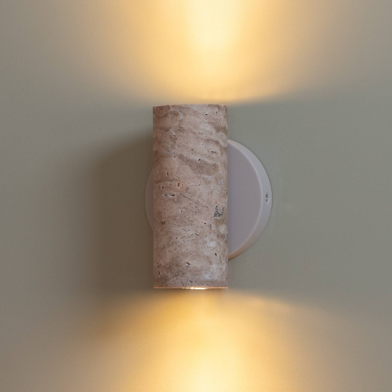 It's about RoMi Nástenné svetlo Tivoli, piesková farba, zástrčka, 17 cm