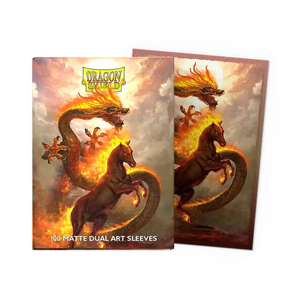 Dragon Shield Obaly na karty Dragon Shield Matte Dual Art Sleeves - Fire Horse 2026 - 100 ks