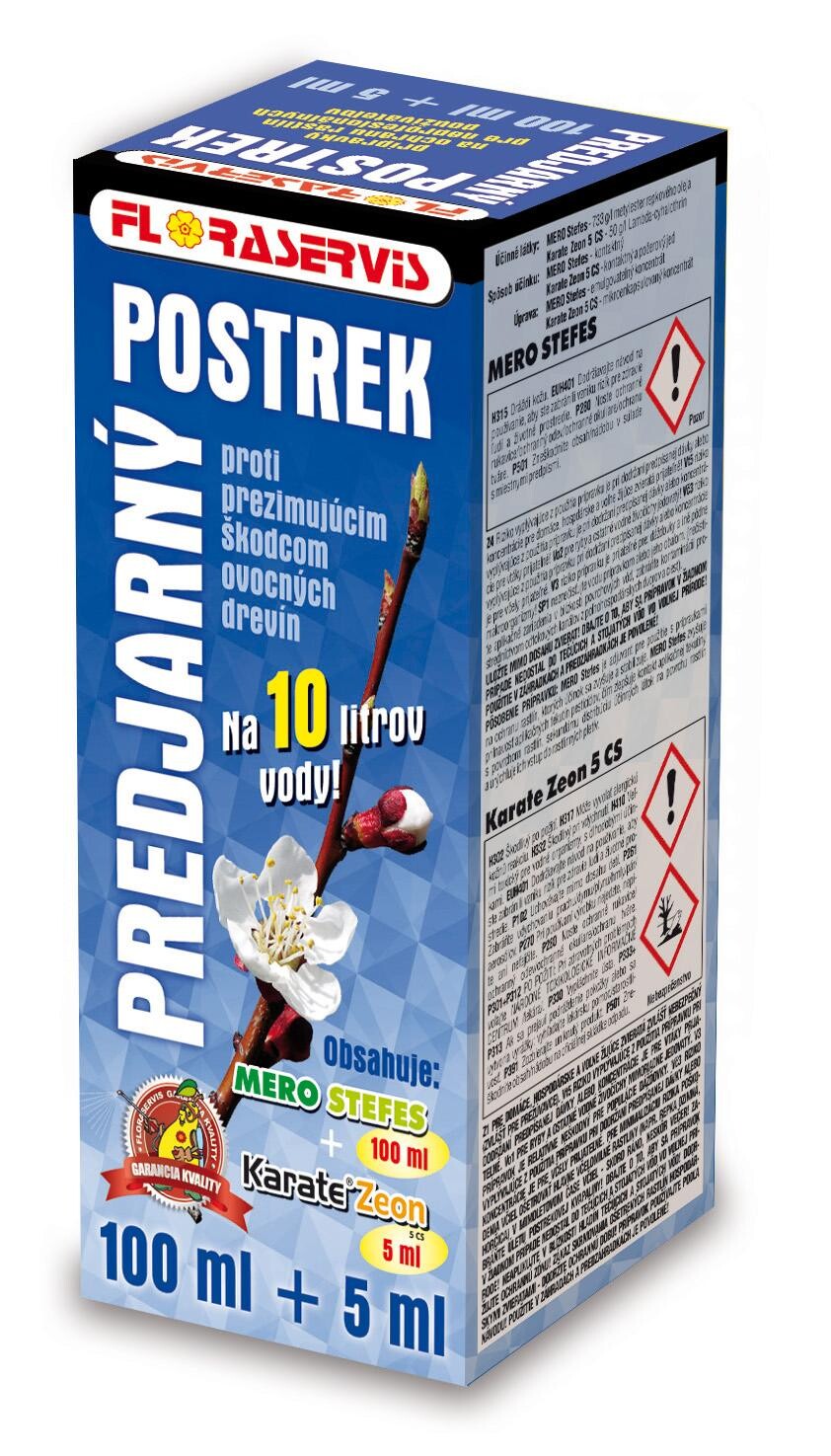 Floraservis Predjarný postrek- proti prezimujúcim škodcom Balenie: 500  ml