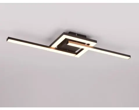 Stropné/nástenné osvetlenie LED Viale, čierna mat%