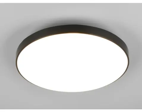 Stropné LED osvetlenie Spica 27 cm, čierne%