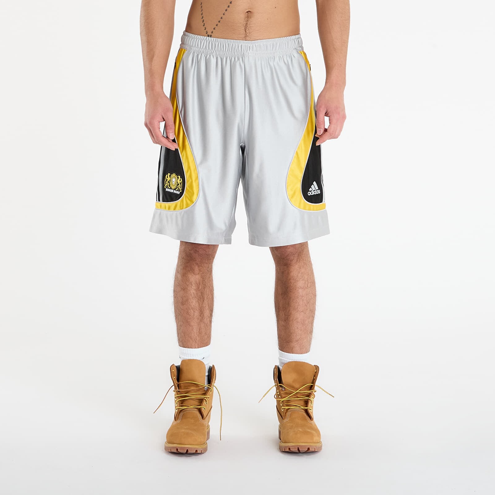 Šortky adidas x Brain Dead Fb Short Silver Metallic L