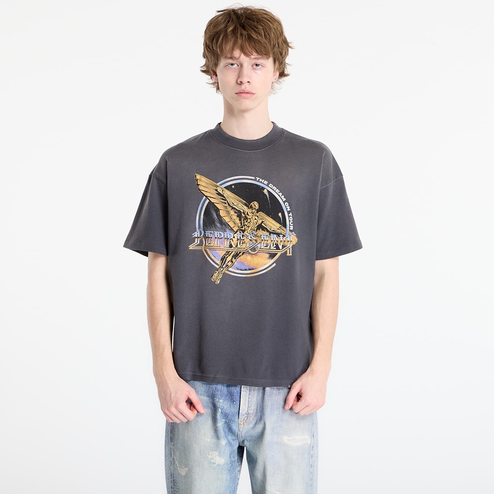 Tričko REPRESENT Golden Tour T-Shirt UNISEX Sun Fade Grey XL