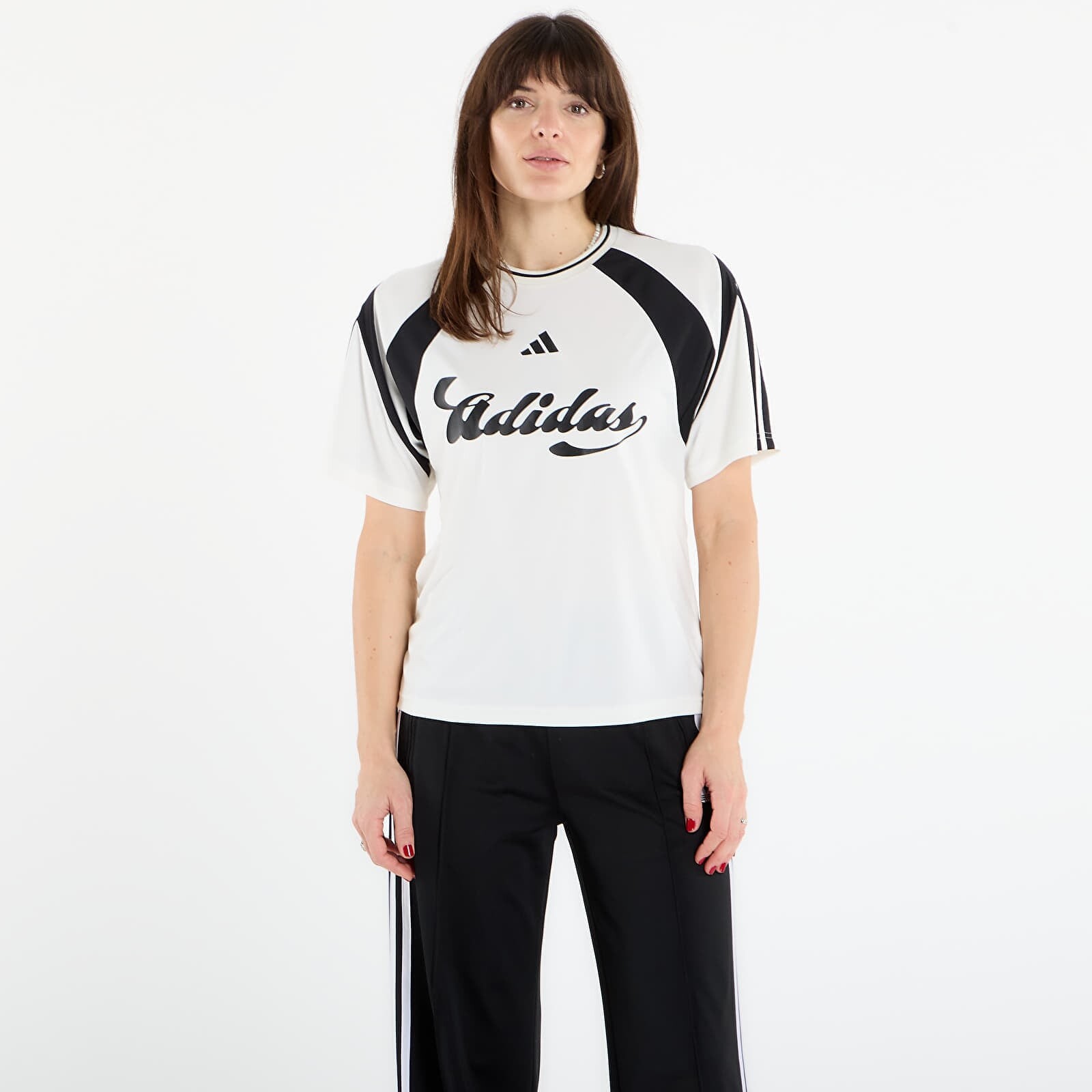 Tričko adidas W Her Tee Off White/ Black M