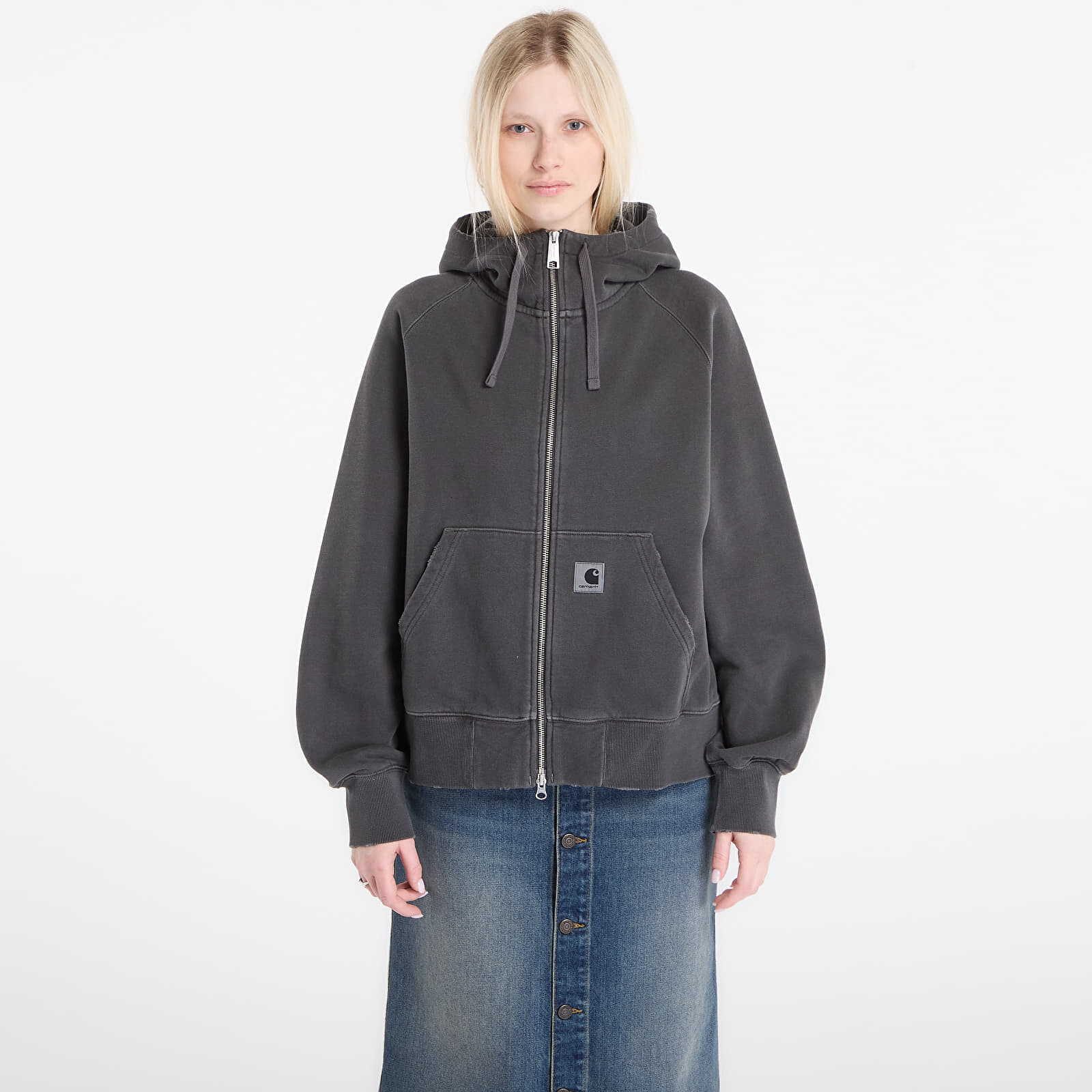 Mikina Carhartt WIP W' Hooded Torion Jacket Black M