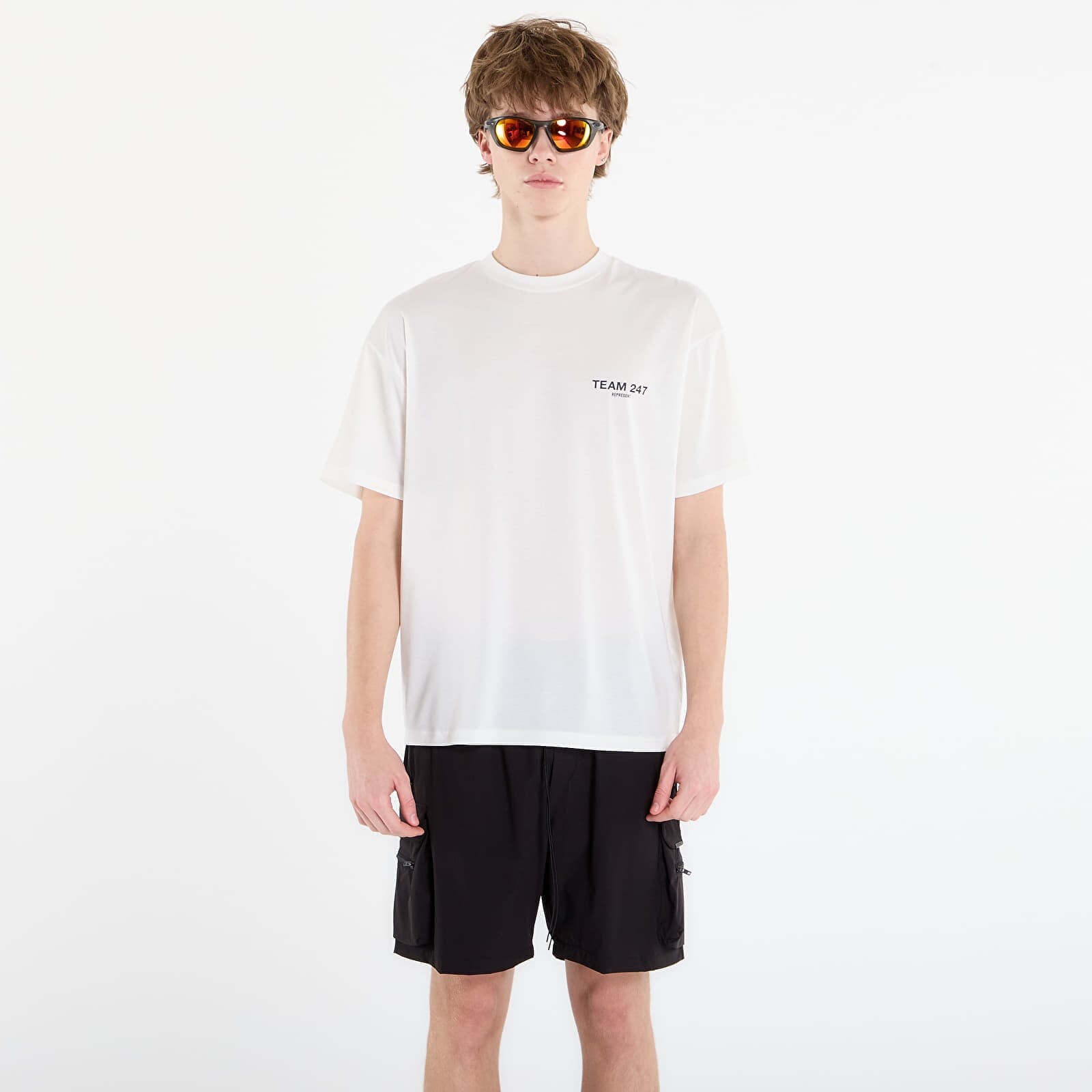 Tričko REPRESENT Team 247 Oversized Tee UNISEX Flat White M