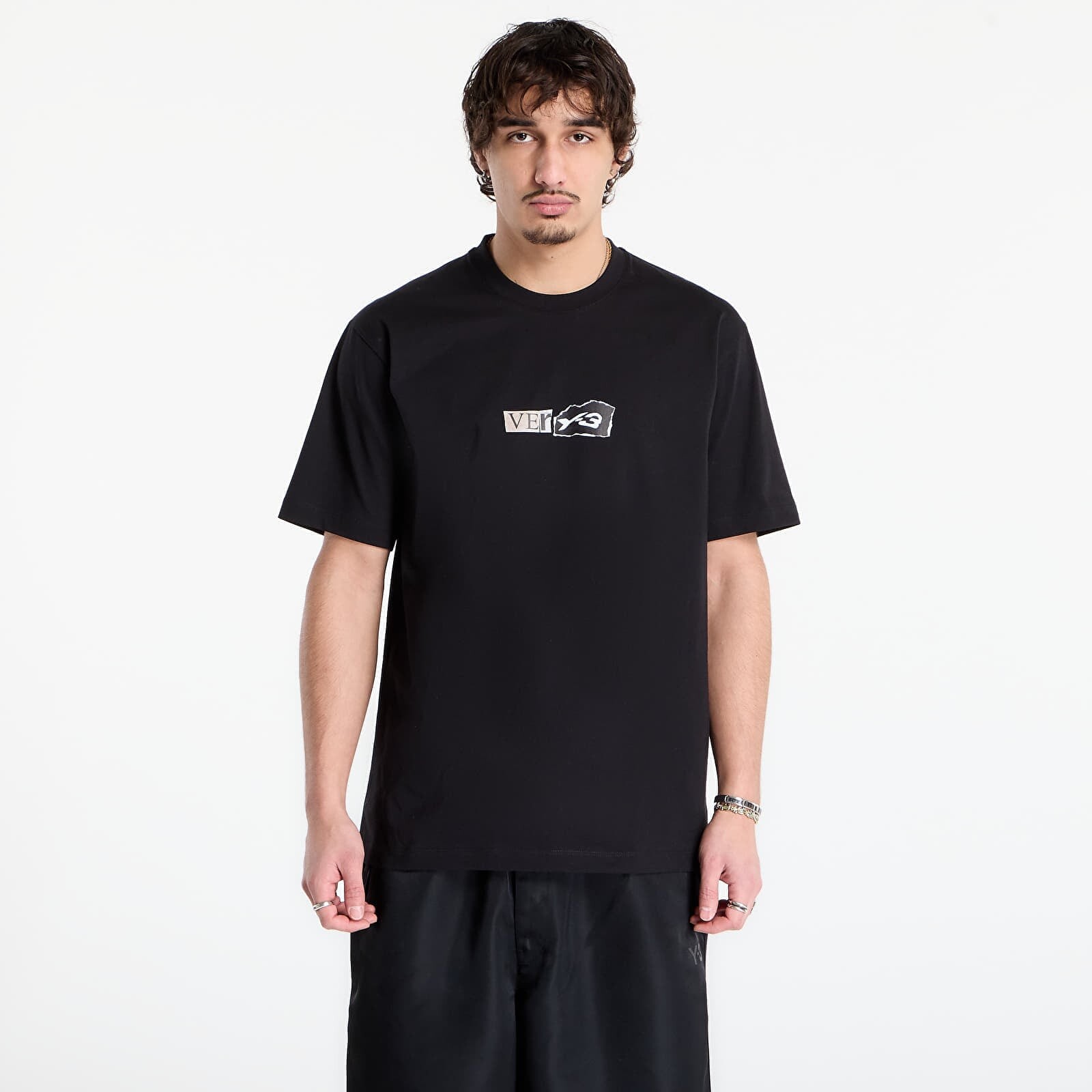 Tričko Y-3 Gfx Short Sleeve T-Shirt Black L
