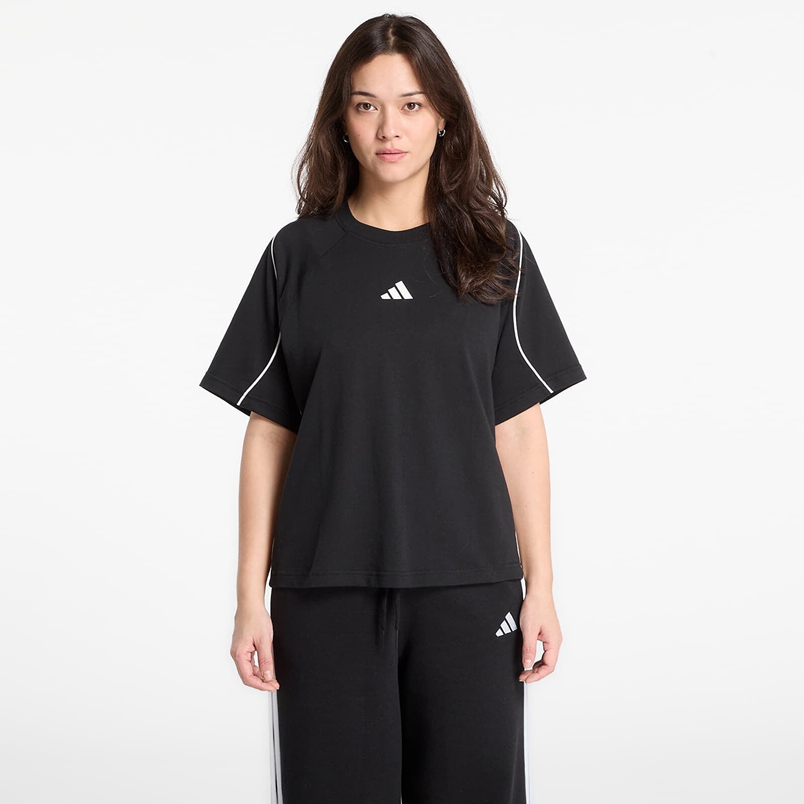 Tričko adidas Stadium 3-Stripes T-Shirt Black XS