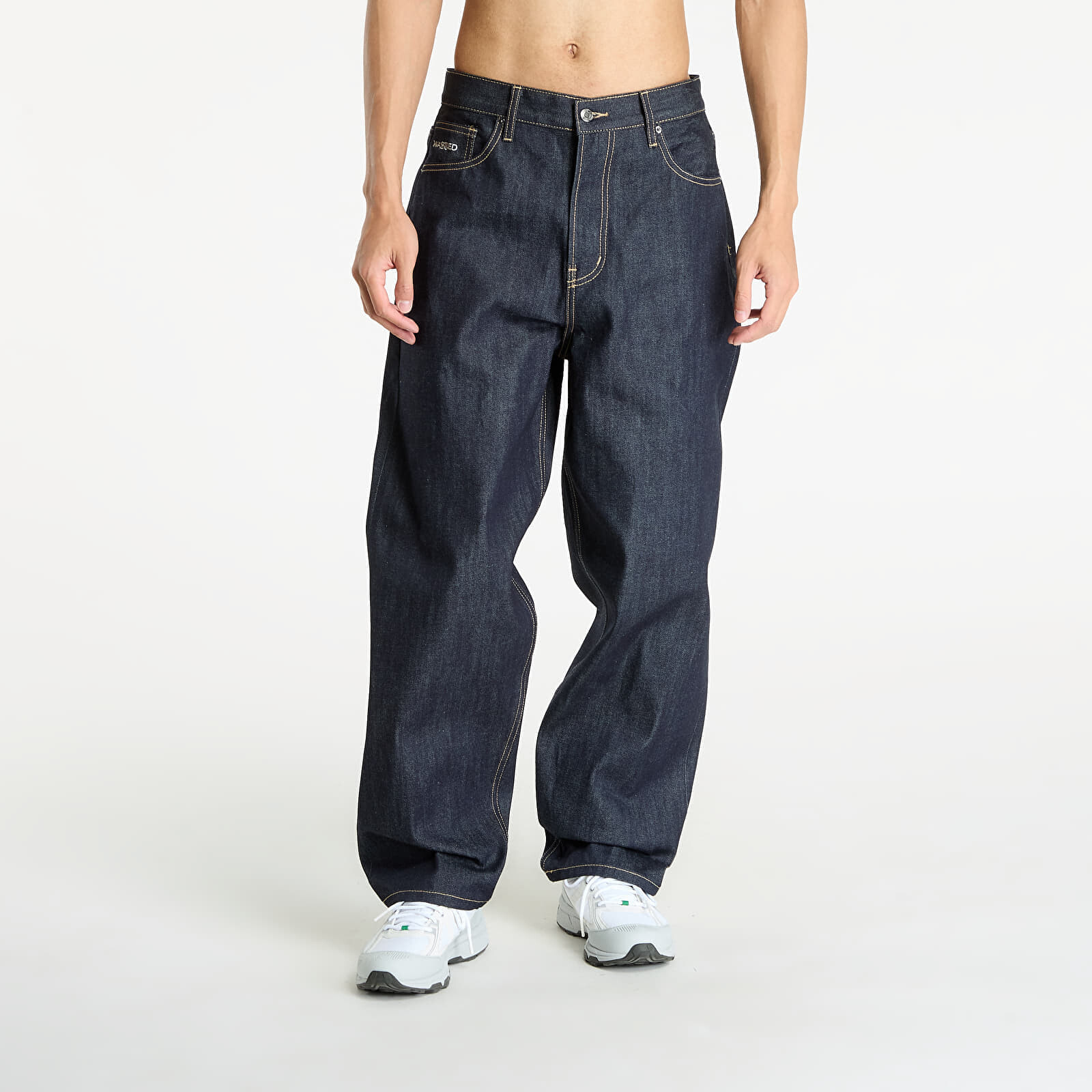 Džínsy Wasted Paris M Signature Selvedge Casper Jeans Raw Blue 34