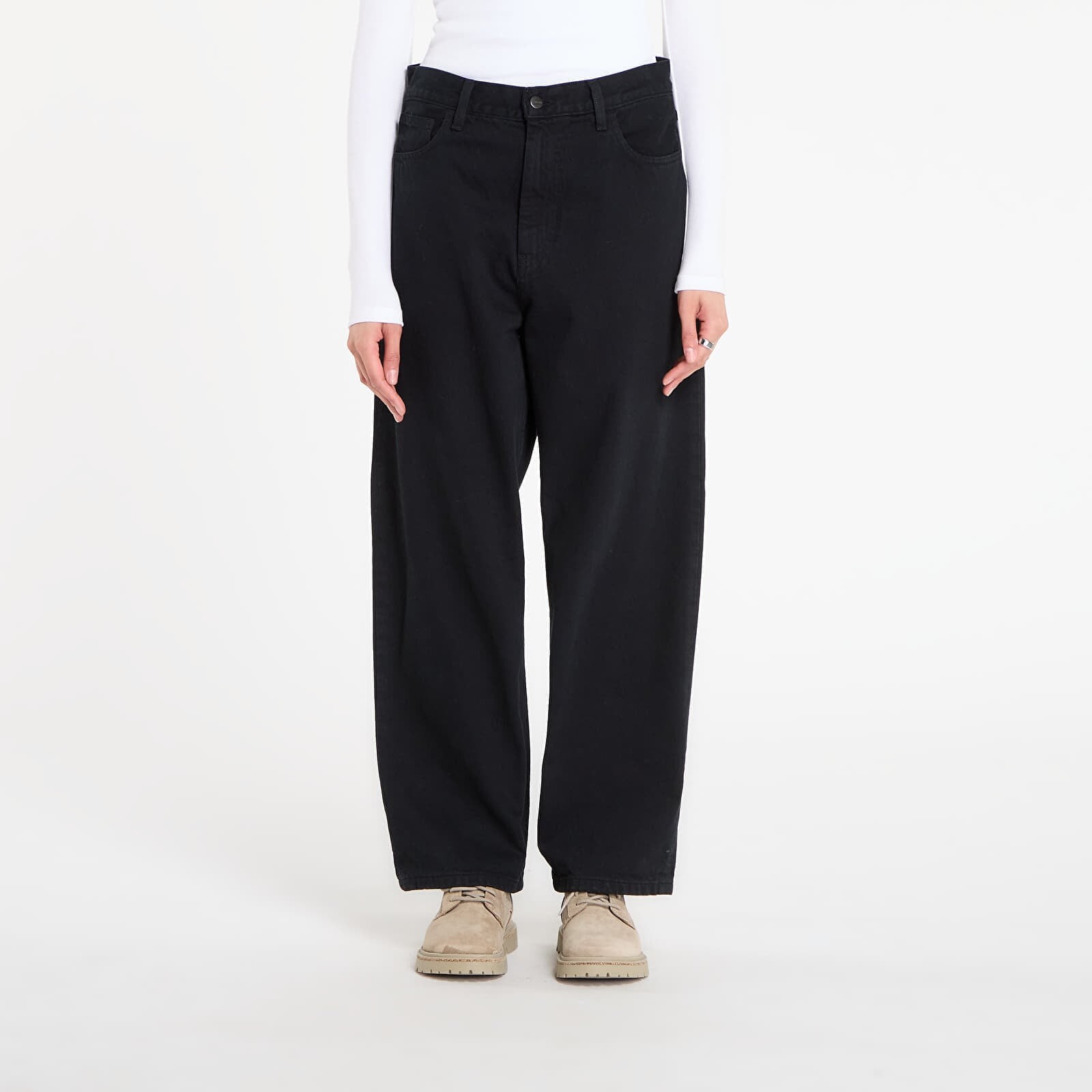 Kalhoty Carhartt WIP W' Brandon Pant Blue Midnight Wash S