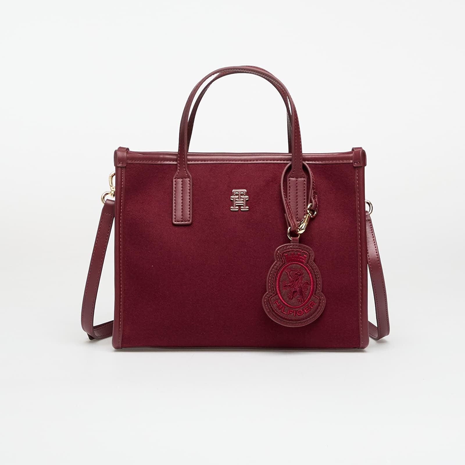 Taška Tommy Hilfiger Th City Small Tote Melton Deep Rouge Universal