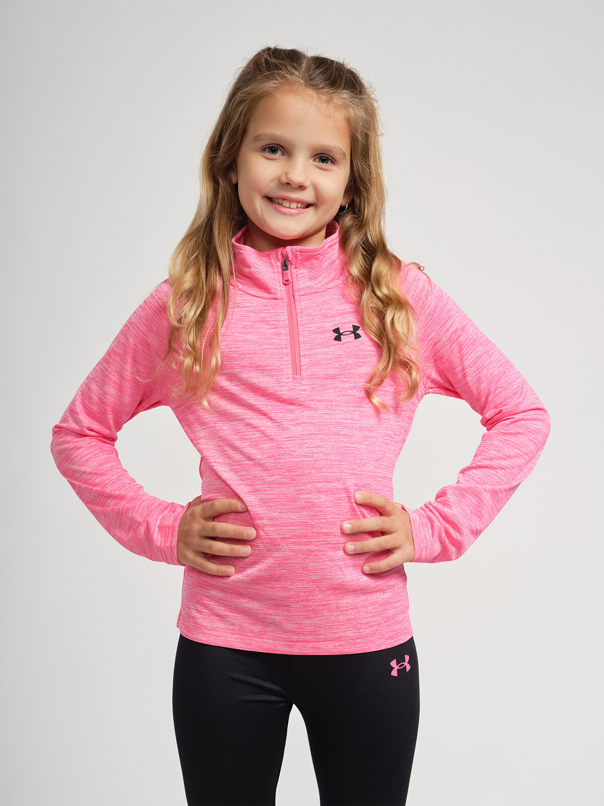 Dievčenská súprava Under Armour UA 1/4 ZIP LEGGING