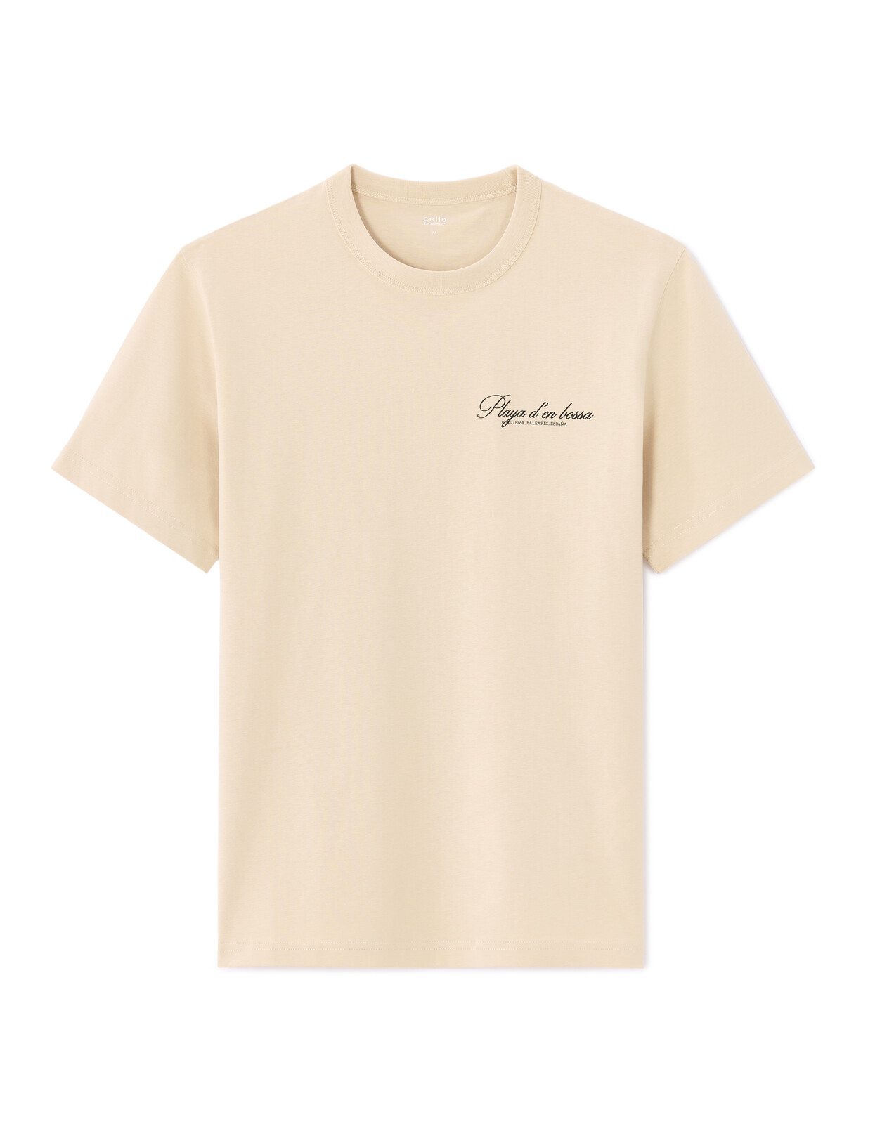 Béžové unisex tričko